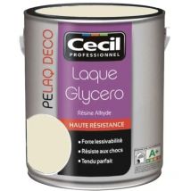 Peinture laque cécil pelaq deco Brillant Fleur de coton 2,5 l