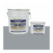 Peinture Laque Epoxy pour Garage - 20 Kg Utilisation professionnelle Gris béton Matpro
