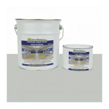 Peinture Laque Epoxy pour Garage - 20 Kg Utilisation professionnelle Gris clair Matpro
