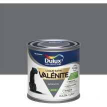 Testeur Laque Satin Dulux Valentine Valénite Anthracite 0,125 l