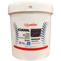 Icoaxial Peinture Marquage Ciment et Enrobé - Intérieur et Extérieur 25kg Couleur: Blanc - Icopeint