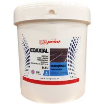 Icoaxial Peinture Marquage Ciment et Enrobé - Intérieur et Extérieur 5kg Couleur: Bleu - Icopeint