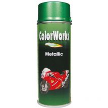 Peinture métallisée aérosol 400ml metal vert