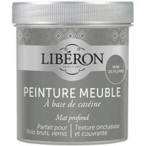 Peinture meuble à base de caséine Liberon Mine de plomb mat 500 ml