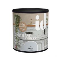Peinture meubles et boiseries charme 500ML perle Id Paris
