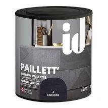 Peinture meubles et boiseries paillett 500ML carbone Id Paris
