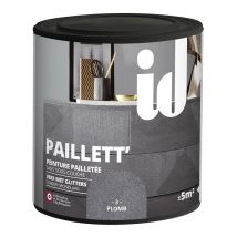 Peinture meubles et boiseries paillett 500ML plomb Id Paris