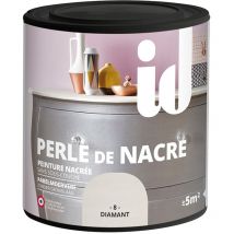 Peinture meubles et boiseries perle de nacre 500ML diamant Id Paris