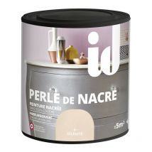 Peinture meubles et boiseries PERLE DE NACRE 500ML SELENITE - ID Paris