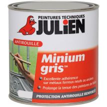 Julien - Peinture Minium Gris - Primaire Antirouille Mat 2,5 l