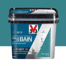 Peinture Multi-Matériaux Salle de bain V33 Deco Lab Bleu lagon 0,75 l