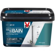 Peinture Multi-Matériaux Salle de bain V33 Deco Lab Bleu lagon 2 l