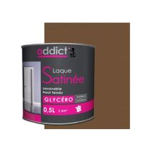 Pintura lacada satinada tono madera de 0,5 litros para todas las superficies
