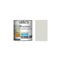 Pintura acrílica multisustrato, ceniza mate, 0,5 litros.