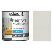 Acrylfarbe für mehrere Untergründe, Asche matt , 0,5 Liter.