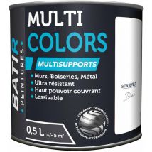 Peinture Batir Multi-Supports Satin Soyeux 0,5 l blanc