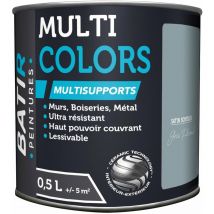 Peinture Batir Multi-Supports Satin Soyeux 0,5 l gris plomb