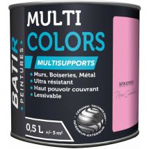 Peinture Batir Multi-Supports Satin Soyeux 0,5 L rose camélia