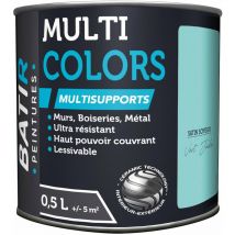 Peinture batir multi-supports satin soyeux 0,5 l 0 5l vert jade