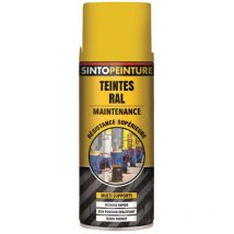 Aérosol jaune brillant RAL1021 400ml peinture de maintenance Sinto 920230