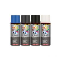 Peinture classiques antirouille teintes bleu azur RAL5015 en aérosol de 400ml Sinto 925160