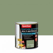 Peinture multimatériau extérieur vert provence satiné 0.5 l - Syntilor