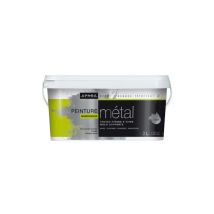 Peinture multisupport effet métal argent 2L – Peinture murale à effets – Famille de couleur, Aspect de finition, Litrage