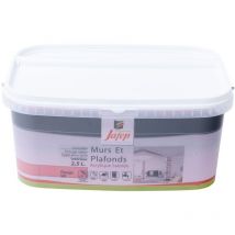 Peinture mur et plafond satinée rouge vif 2,5L Jafep
