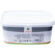 Peinture mur et plafond satinée taupe 2,5L Jafep