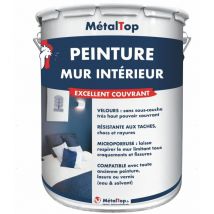 Peinture Mur Interieur - Pot 1 l - 1012 - Jaune citron Metaltop