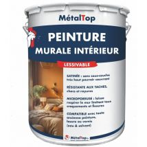 Peinture Murale Interieur - Pot 5 l - 3016 - Rouge corail Metaltop
