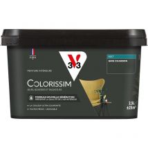 Peinture murale intérieure Colorissim V33 Gris charbon Mat 2,5L