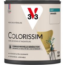 Peinture murale intérieure Colorissim V33 Dragée Mat 0,5L