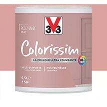 Peinture Multi-supports V33 Colorissim Mat Rose Venise 0,5 l