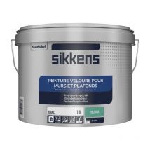 Peinture murs et plafonds 10L Blanc velours