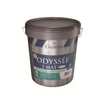 Guittet – 26279 – Peinture anti humidité mate 15L – Famille de couleur, Aspect de finition, Litrage