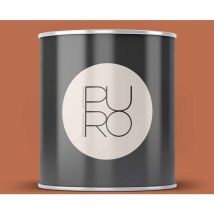 Peinture orange argile mat moderne et résistante Peinture satinée facile à appliquer Peinture PURO Premium C9005 5L