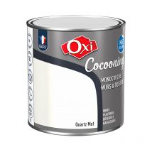 Peinture OXI murs et boiseries cocooning mat velours quartz 0,5L OXI