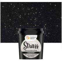 Peinture pailleté argent brillant Strass 0.025 l - Maison Deco