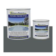 Matpro - Peinture Piscine Epoxy - 1 Kg Gris basalte