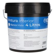 S.of. peinture plastique mat interieur blanc 4l EDM