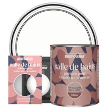 Peinture pour Boiseries & Armoires de Salle de Bains, Finition Brillante - Craie Blanche