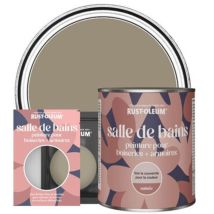 Peinture pour Boiseries & Armoires de Salle de Bains, Finition Satinée - Café Deluxe