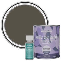Rust-oleum - Peinture pour Carrelage de Salle de Bain, Finition Brillante - Brun Terre 750ml