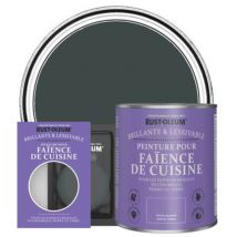 Peinture pour Faïence de Cuisine, Finition Brillante - Sable Noir