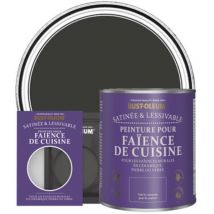 Peinture pour Faïence de Cuisine, Finition Satinée - Magie Noire
