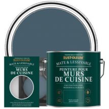 Peinture pour Murs de Cuisine, Finition Mate - Bleu Dessin