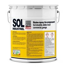 Peinture époxy sol industriel et garage, trafic intensif - Résine Époxy Sol Procom d0b084 Kit 20 Kg