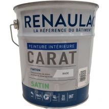 Renaulac - Peinture pro mur et plafond satin ral au choix 1L ral 1012 jaune citron