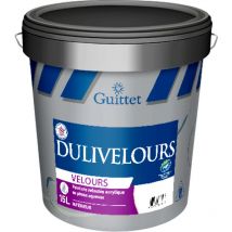 Guittet - Peinture professionnelle Dulivelours - Velouté garnissante lessivable pour murs et plafonds Choisissez votre teinte: Peinture Blanche